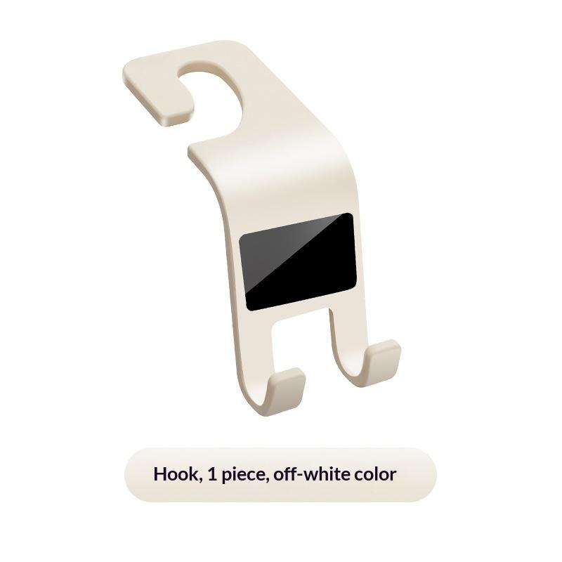 Slim Design Car Headrest Hooks Multifunctional Invisible Seat Hanging Holder for Handbags Purse Groceries Car Travel Use