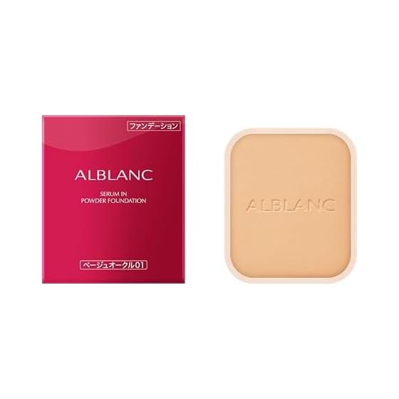 Alblanc Serumin Powder Foundation Beige Ocher 01