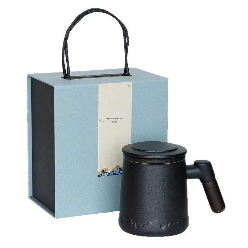 DeOu Starlight Ceramic Tea Infuser Mug