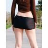 Einfarbiger High-Stretch Bodycon-Rock für Sommer-Mode und täglichen Gebrauch