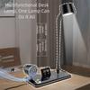 USB Port LED Table Lamp Stand Clock Multifunction LED Desk Lamp Night Lighting Wireless Charger Wireless Charger Pad Night Use