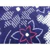 Used [A-rank beautiful item] Arimatsu Narumi genuine shibori flower pattern kimono | Deep blue with running water pattern | Traditional craft shibori