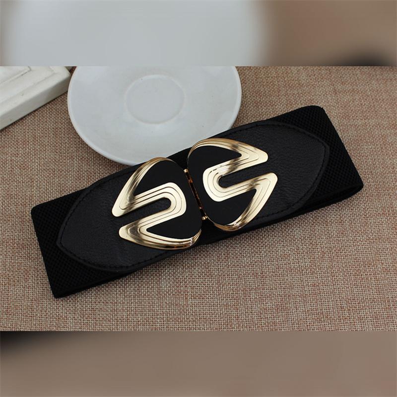 Women Wide Waist Stretch Cinch Girls Waistband Waist Seal Wide Belts