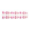 30-Piece Pink Gradient 3D Water Drop Nail Art Stickers - Hot Selling Niche Wearable Nails