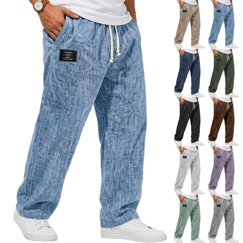 Men's Casual Color Breathable Pants for Everyday Wear