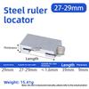 Stainless Steel Ruler Positioning Block 15/20/30/40cm Steel Ruler Scribing Limiter for Woodworking