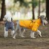 Waterproof Dog Raincoat Jacket with Harness Safety Reflective Dog Raincoat for Small Dogs Pet Outdoor Jackets for Jungle Camping