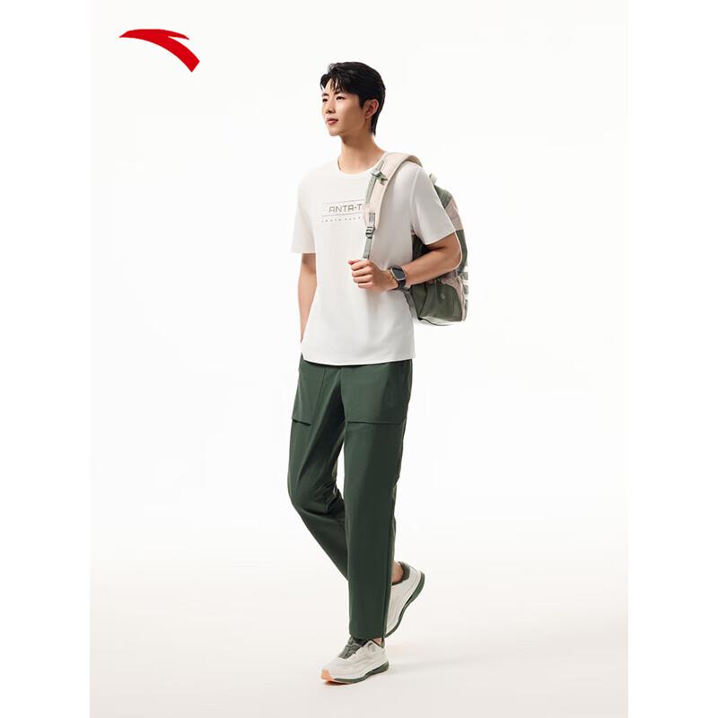 ANTA Men s Cooling Tencel Loose Fit Short Sleeve T-Shirt M