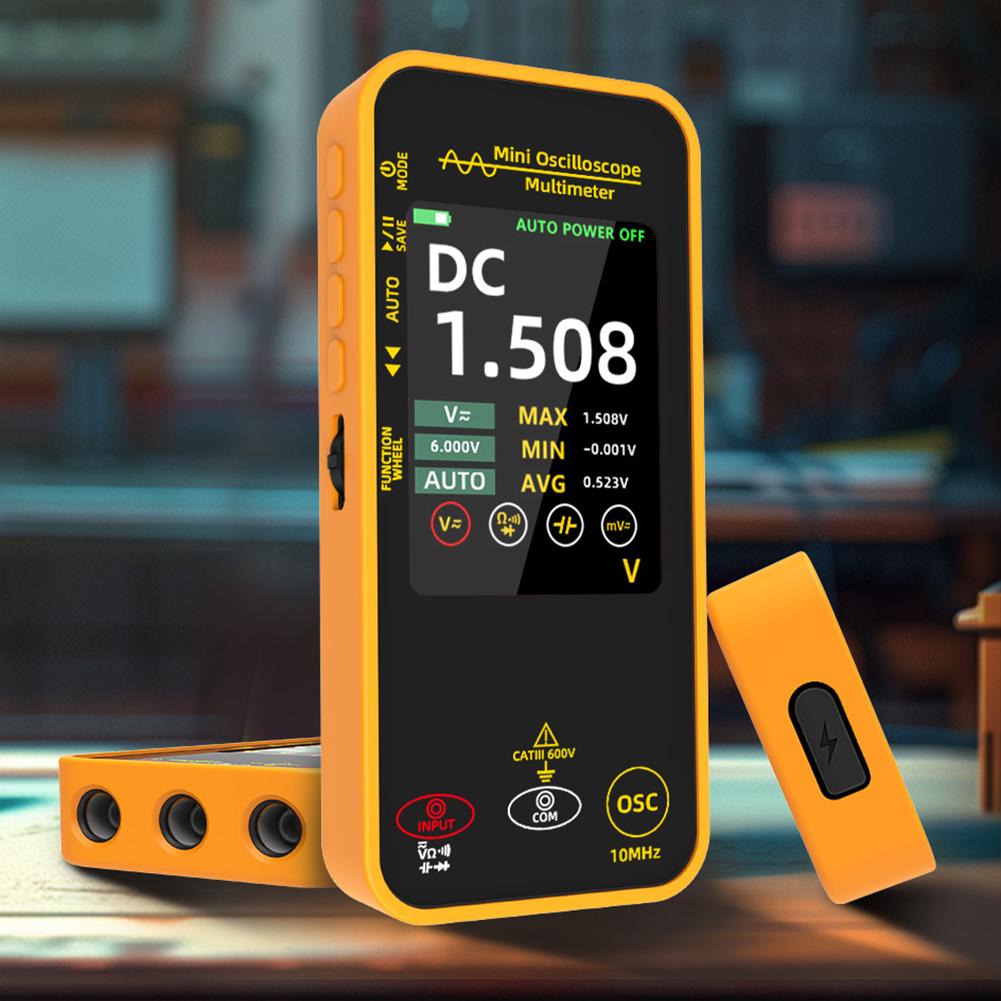 Digital Multimeter Graphical Oscilloscope with 33 Inch Color Display and 10MHZ Frequency Testing for Electrical Measurements