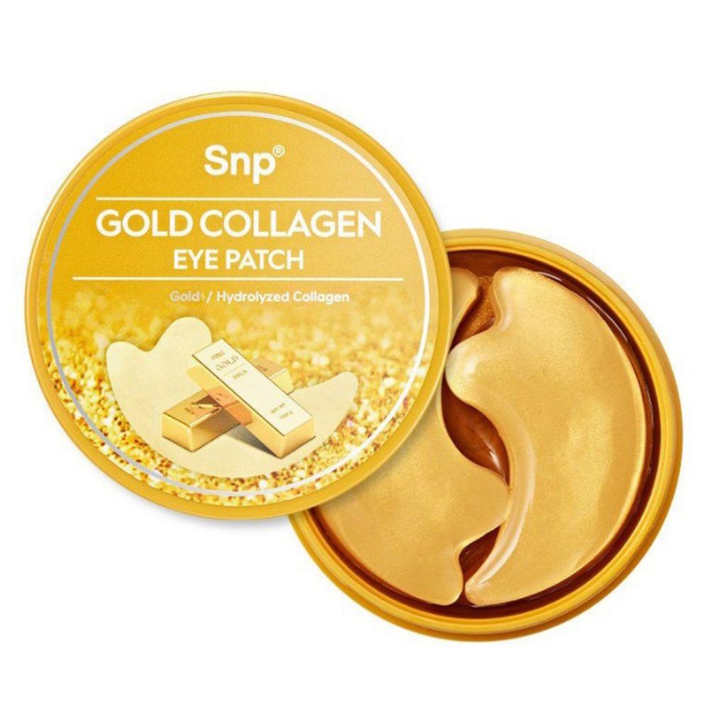 SNP Золотые коллагеновые патчи для глаз 60 шт. Гидрогелевые корейские патчи для глаз
