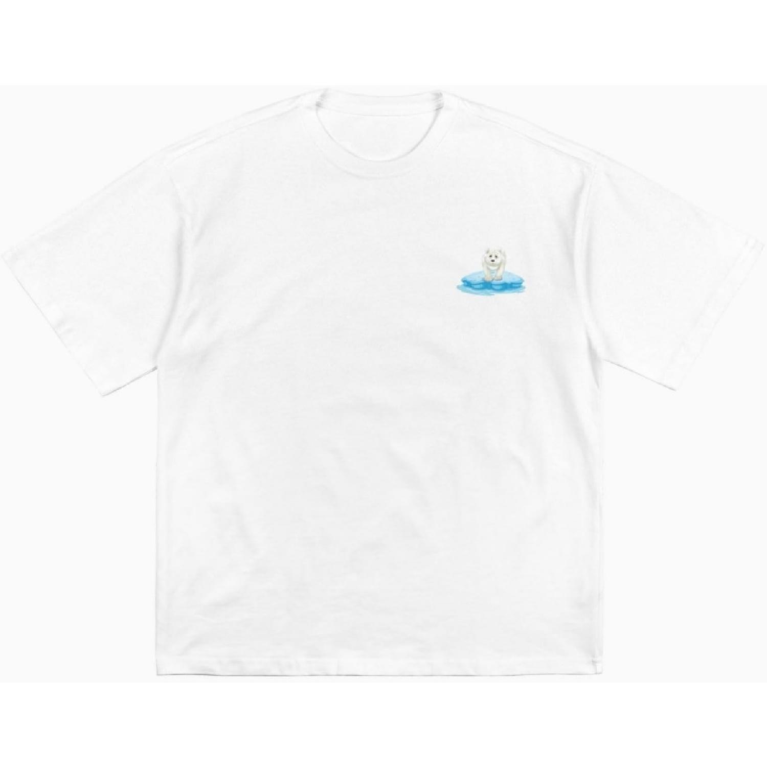 Polar Bear Cotton T-Shirt for Men Women Short Sleeve Tee Shirts(1) S