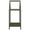 Firewood Rack Olive Green 40 x 25 x 60 cm Cold Rolled Steel