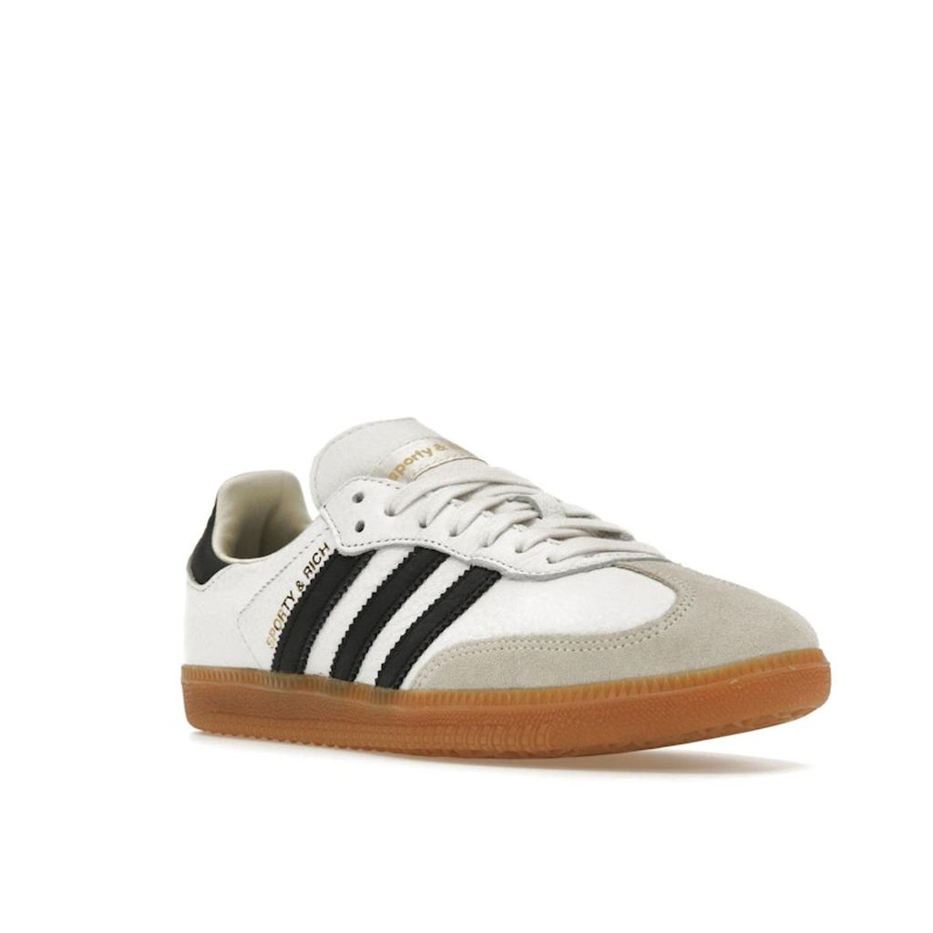 Sporty & Rich X Adidas Samba OG White Legend Ink Unisex Sneakers Cloud-White Gum HP3354