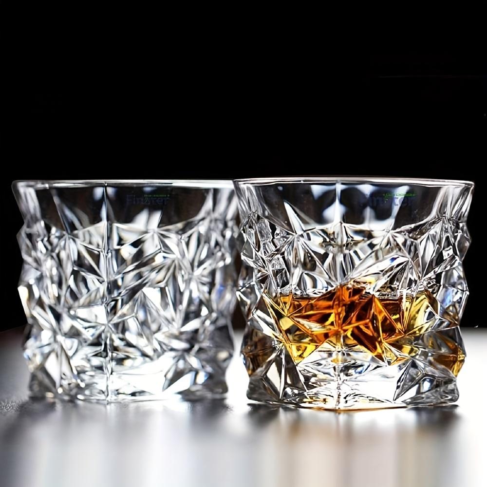 Embossed Whiskey Glass Gift Set Bar KTV Classic Liquor Cup Home Glass Beer Mug