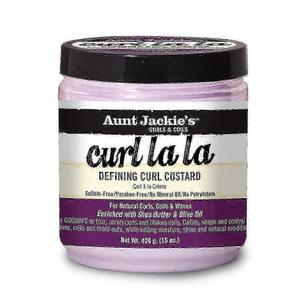 Aunt Jackie's Curl La La Natural Defining Custard for Curly Hair - 15oz Jar 25-26s