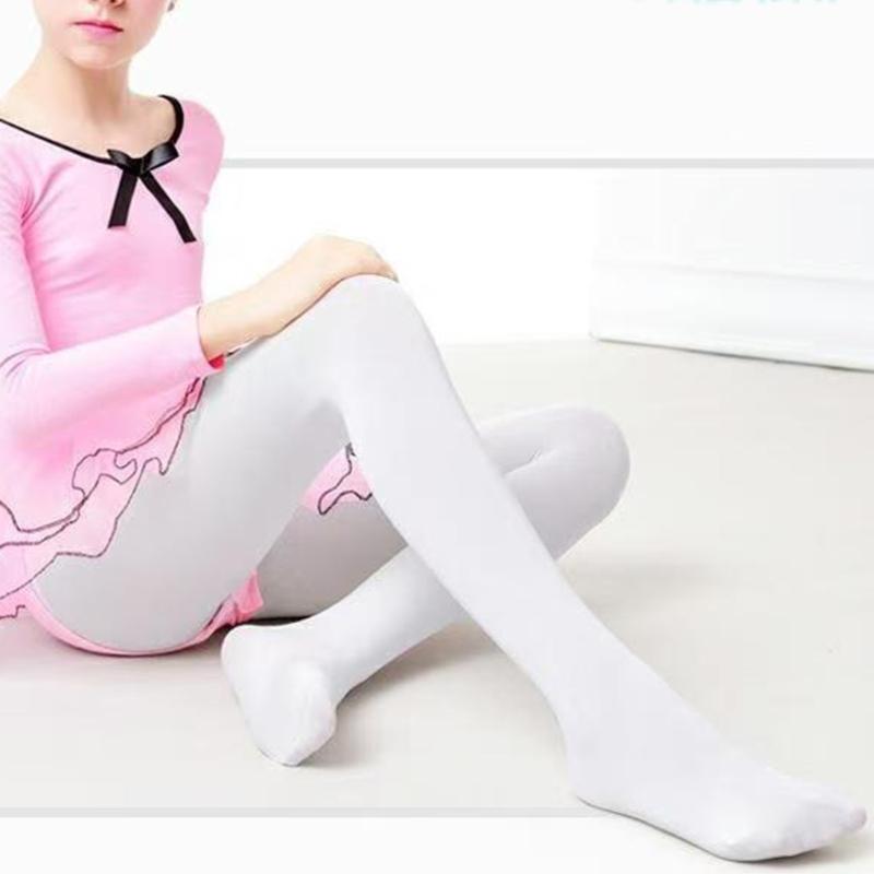 Ballet Tights for Girls 90D Footed Dance Leggings Toddler Ultra Soft School Stockings Kids Leggings for Gymnastics