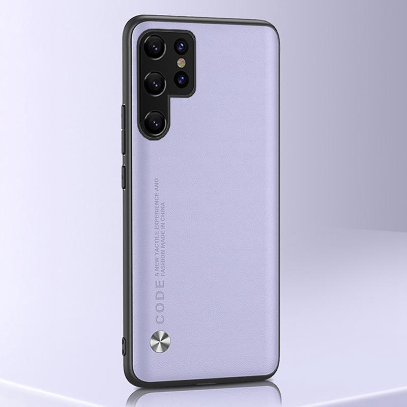 Luxury Leather Case For Samsung Galaxy S22 Ultra S20 S21 FE S10 Plus Cover Matte Phone Case For Samsung Note 20 Ultra 10 Plus