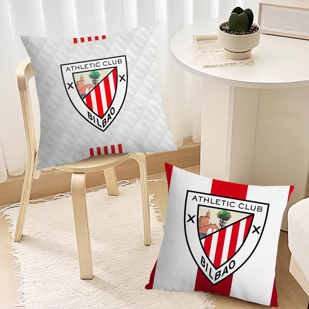 Federa per cuscino con logo di squadra di calcio, per soggiorno, testata del letto, ufficio, camera da letto, divano, cuscino per pisolino