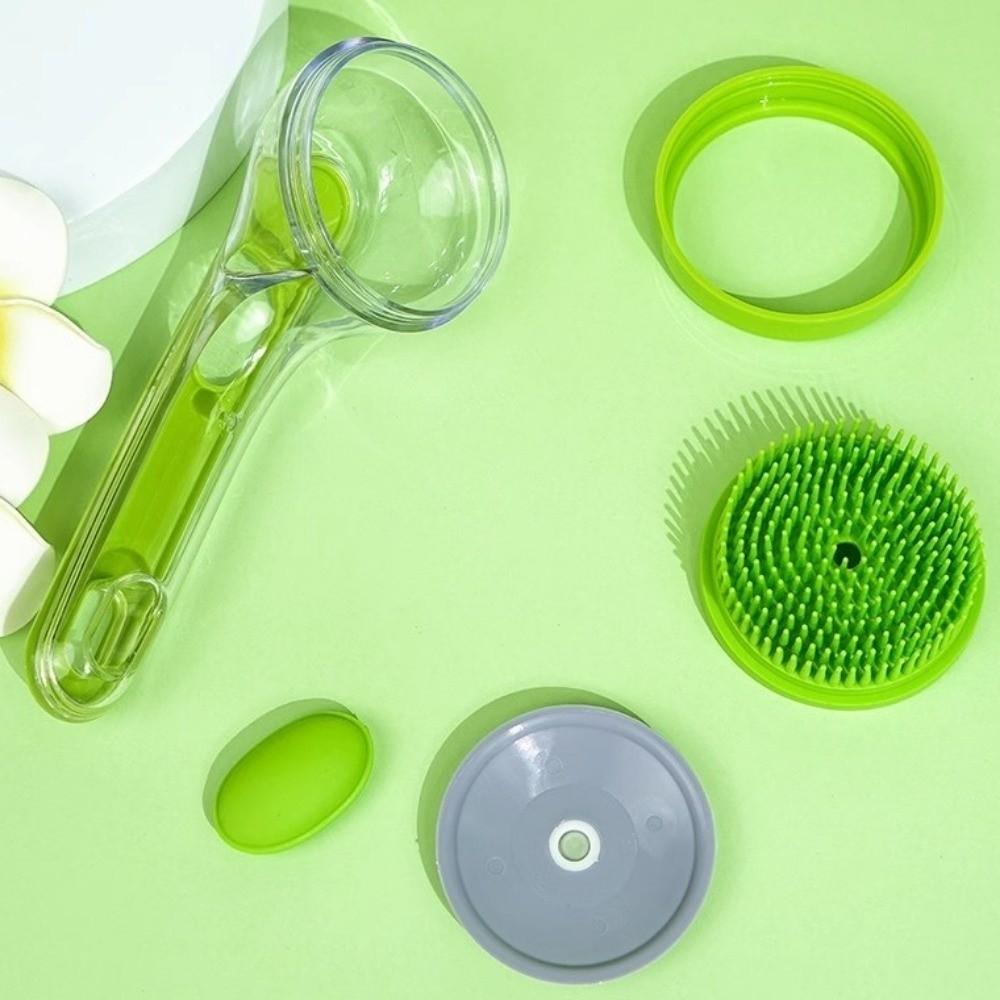 Hair Removal Dog Cleaning Brush 2 in 1 Design Pet Wash Brush Pet Grooming Brush Pet Bathing