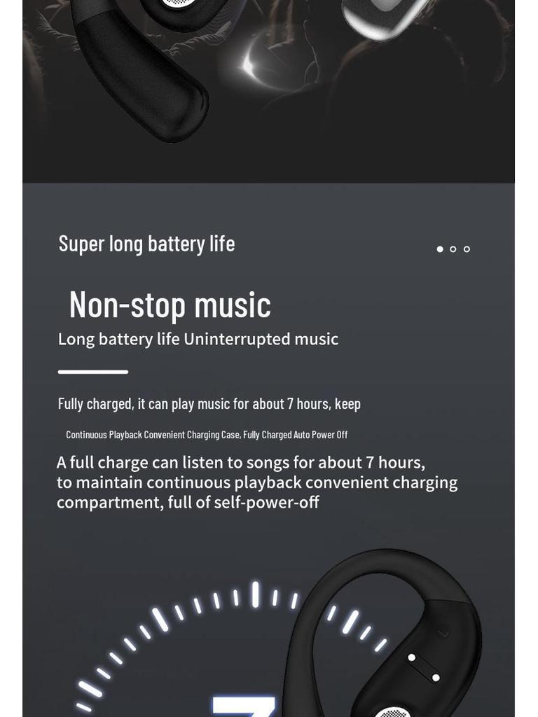 Clip-On Wireless Bluetooth Earbuds OWS