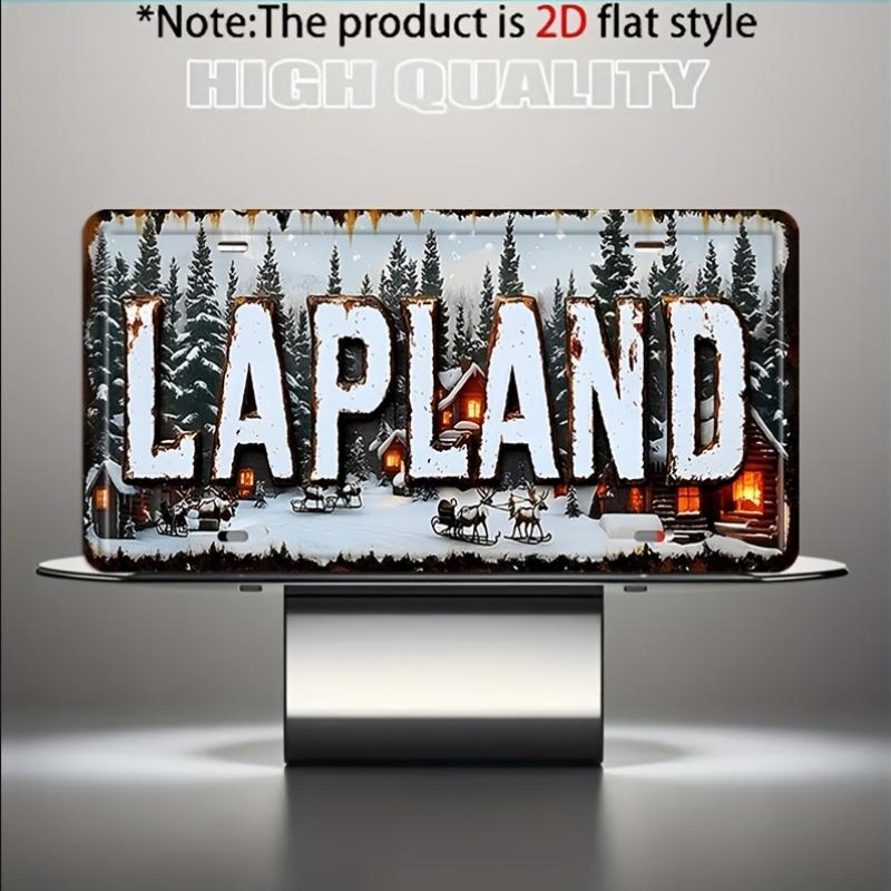 

D Plane Only Decorative Items Available pc Vintage Lapland Metal Decorative Plaque And Ornament Rustic Style Wall Decor 15x30cm(5.9x7.8inch)