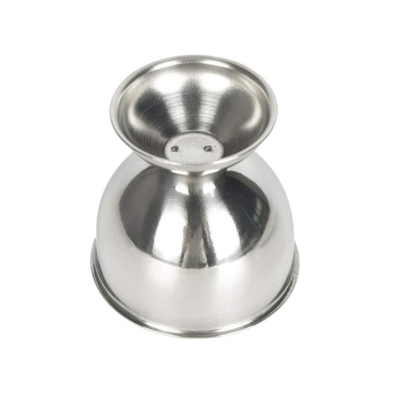 4Pcs Stainless Steel Egg Cups Egg Holders Egg Tray Kitchen Gadgets Tools for Hard Boiled Eggs, Silver