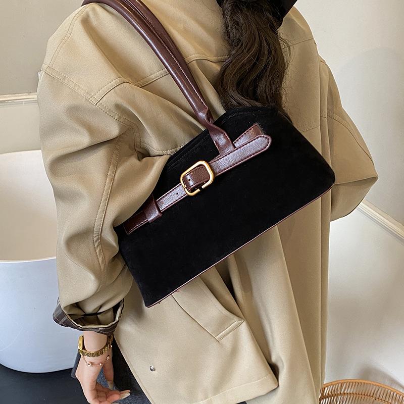 Leopard Print Underarm Bag Women's 2025 New Trendy Autumn and Winter Fashion Versatile Shoulder Bag High-end Messenger Baguette Bag