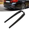 KIMISS Rear Bumper Side Gloss for 5 Series M Sport Carbon Protector with Canards Splitter, Black, G30/G31 (2017-2022), Fiber-Look