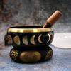 Singing Bowl Set Moon Phase Black 14cm