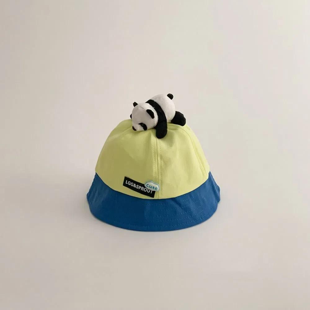 Cute Panda Bucket Hat Baby Sun Hat Spring Summer Fisherman Cap for Toddler