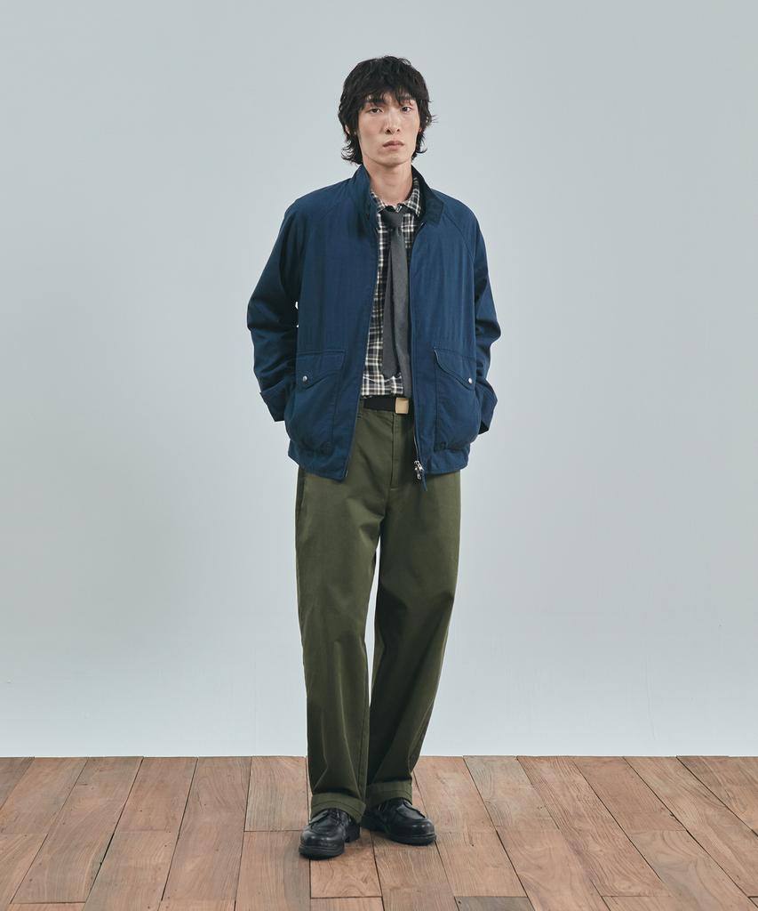 Uniform Bridge Basic Cotton Chino Pants Olive