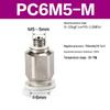Airtac PC6M5-M Pneumatic Push-In Fitting