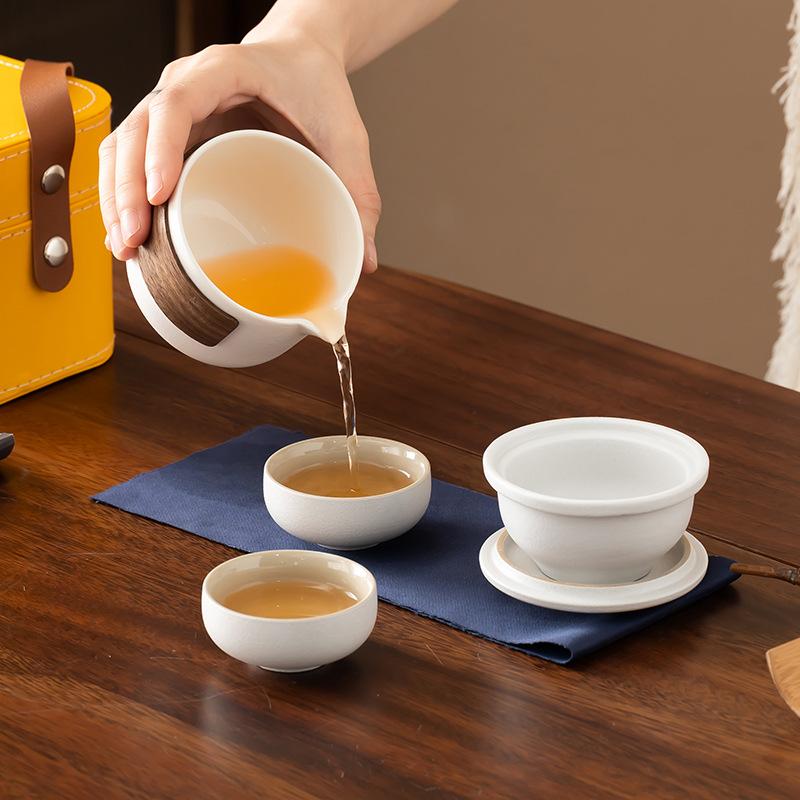 Portable travel tea set, outdoor express cup business gift, souvenir business gift