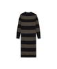 Iolo Women'S Striped Ivory Dress_Brown