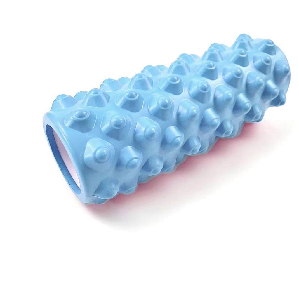 33CM Hollow EVA Foam Roller - Muscle Relaxation, Yoga, Leg Massage, Pilates Wolf Tooth Design