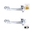 EDP1333-1 2 Pieces Rear Door Hinge Stop Check Strap Limiter for Citroen C1 Peugeot 107 Toyota Aygo 2005-2014 5-Door HB 9181J6