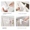Self-adhesive Hair Dryer Holder Rack Moisture-proof Punch Free Wall Duct Storage Rack Wall Hanging Storage Rack