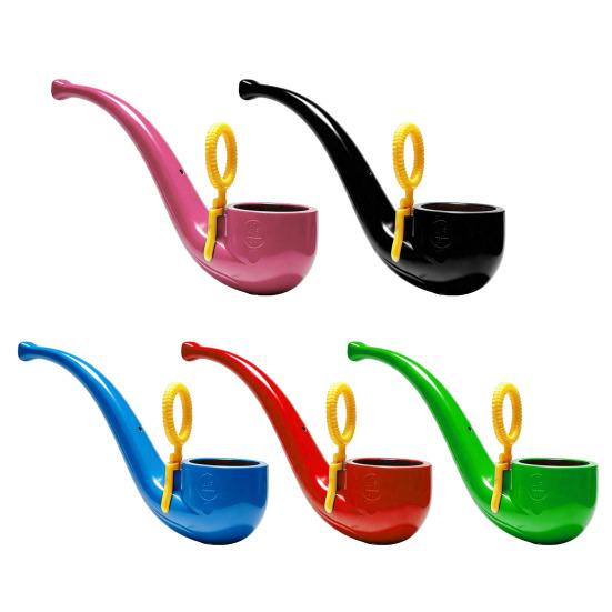 Soap Bubble Pipe 3D Printed Bubble Blower Wand Retro Style Bubble Maker for Kids & Adults Outdoor Backyard Play Fun