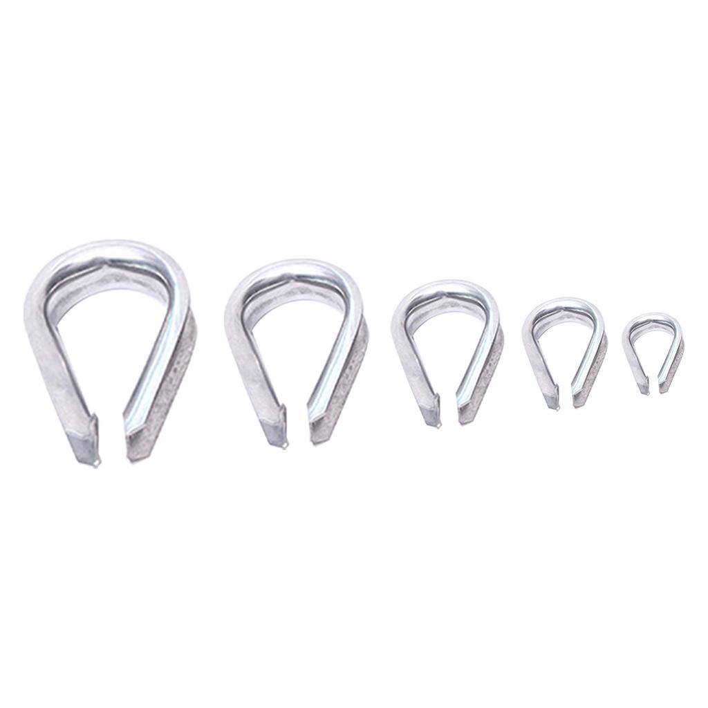 Wire Rope Clamps Clothesline Hanging Flags Rigging Rope