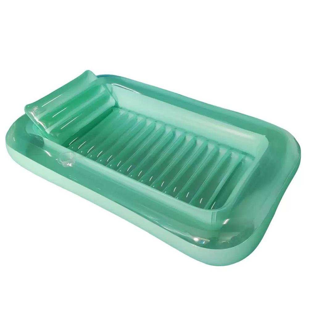 Inflatable PVC Floating Water Sunbathing Bed