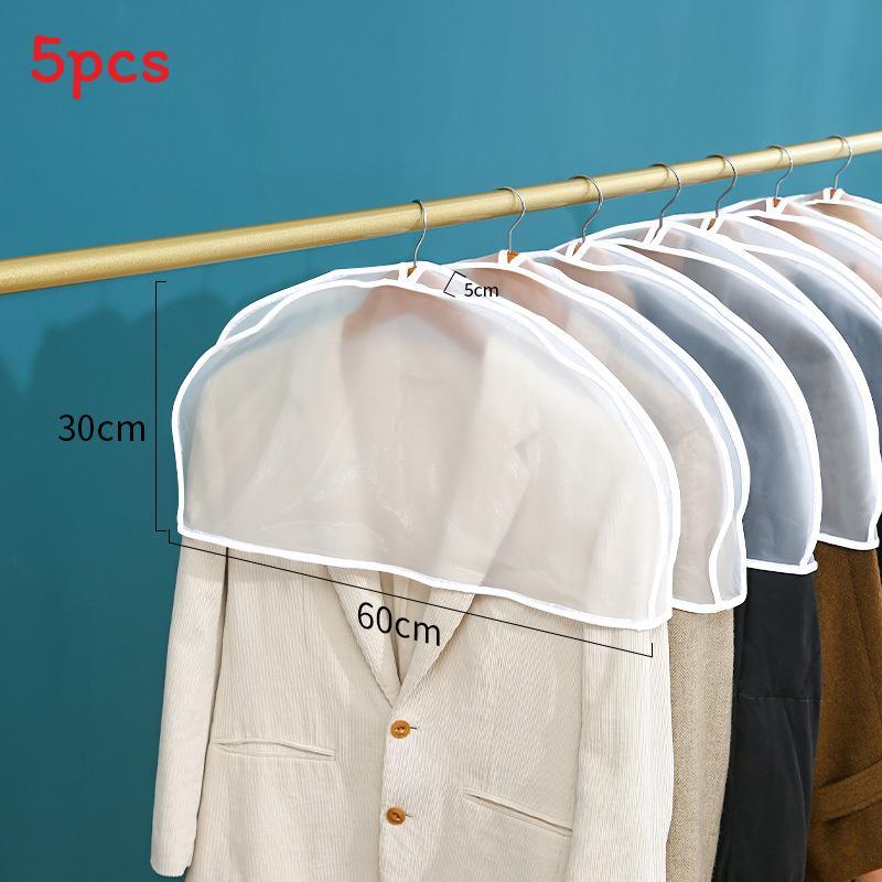 Peva Clothing Dust Cover For Wardrobe With Waterproof Protection For Indoor Storage