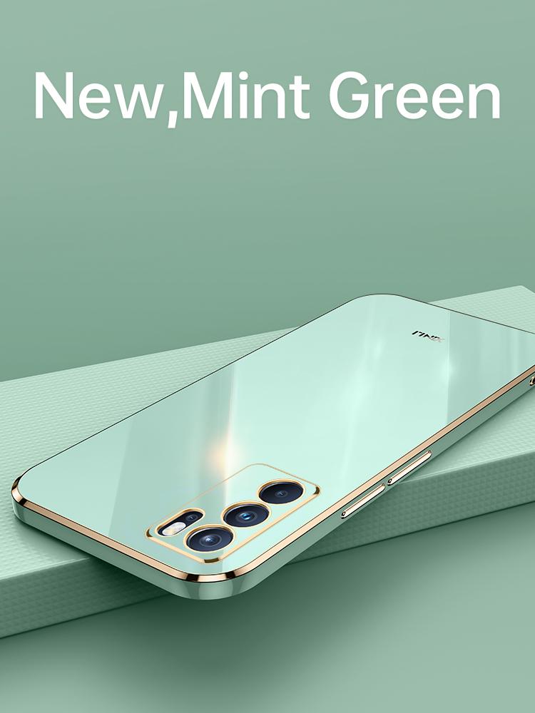 Luxury Plating Case For OPPO A54S A16 A16S A15S A53 A53S A15 A74 5G A54 A55 A96 A93 A94 A9 2020 Soft Silicone Funda Capa Coque