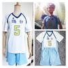Hoshiumi Haikyuu Korai Boy Girl Cosplay Jersey Print School Team Uniform Shirt