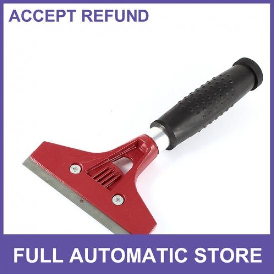 Car Window Windscreen Windshield Cleaner Plastic Coated Anti-Slide Handle Metal