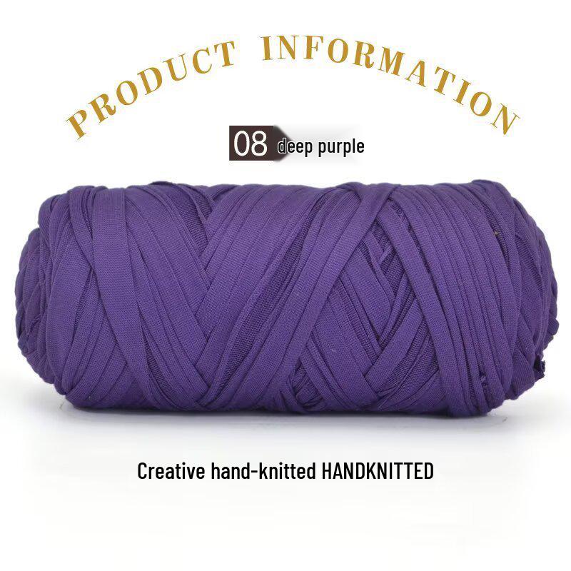 200g High Elastic Cloth Strip Yarn for DIY Weaving: Crochet Blankets, Floor Mats, Storage Baskets & More