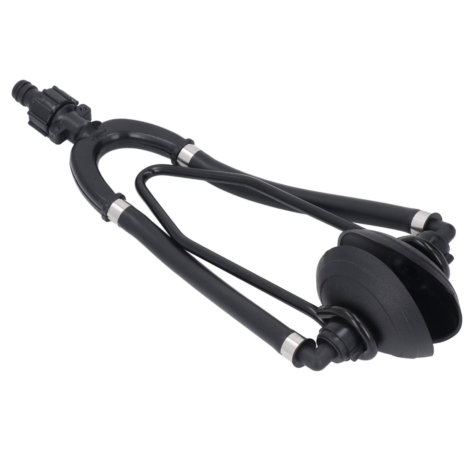 

Двойной промывочный двигатель с круглой присоской, 5/8-дюймовый соединитель шланга, морской промывочный двигатель для стационарного/подвесного двигателя