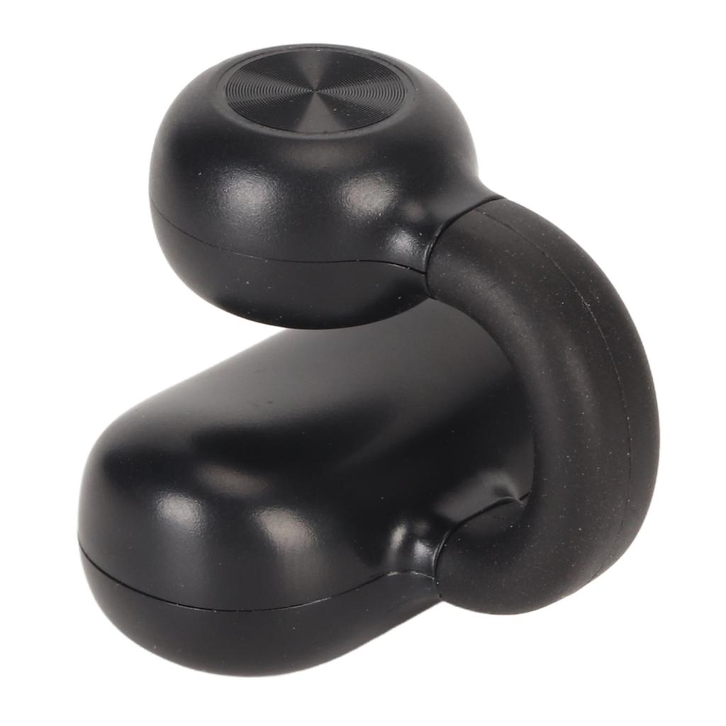 Ear Clip Bluetooth Headphone HiFi Noise Reduction Rechargeable Single Ear Clip On Wireless Earphone for Sports Black