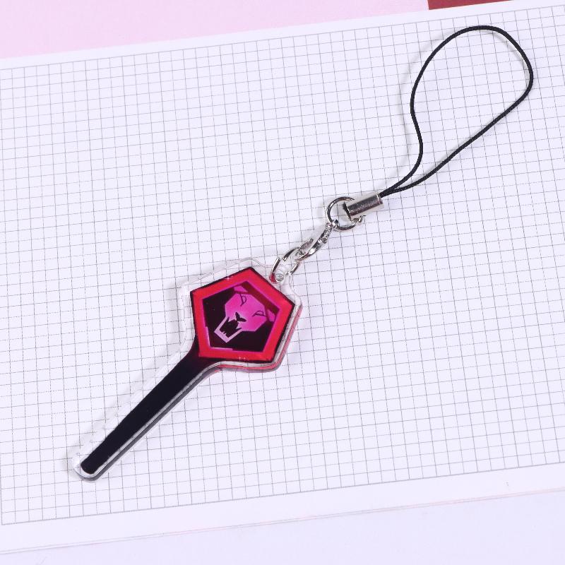 

Kpop Demo Hunters Phone Lanyard Korean Huntr/X Cosplay Phone Chain Cartoon Acrylic Cellphone Charms Collection Keyring Gifts