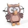 Cartoon Owl Glasses Frame Cute Animal Glasses Frame Sunglasses Display Stand Hand Carved Home Wooden Decoration