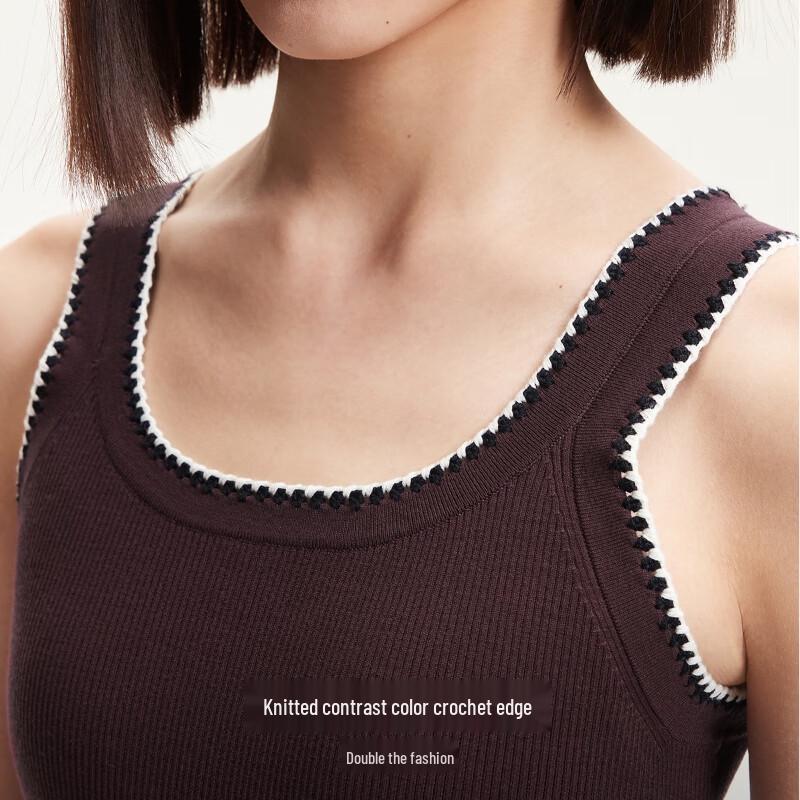 VEROMODA Lyocell Blend Contrast Trim Slim Camisole